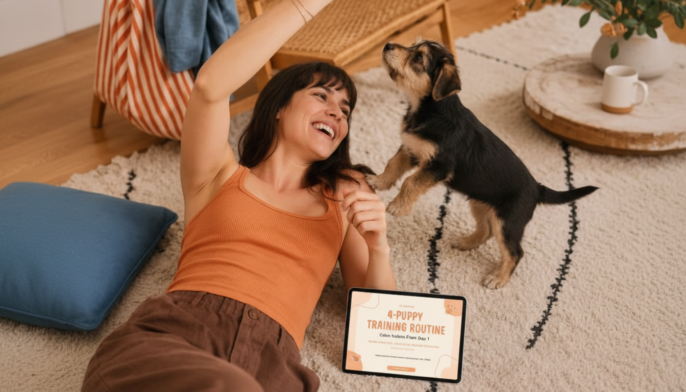 4-Week Puppy Training Routine: Calm Habits From Day 1