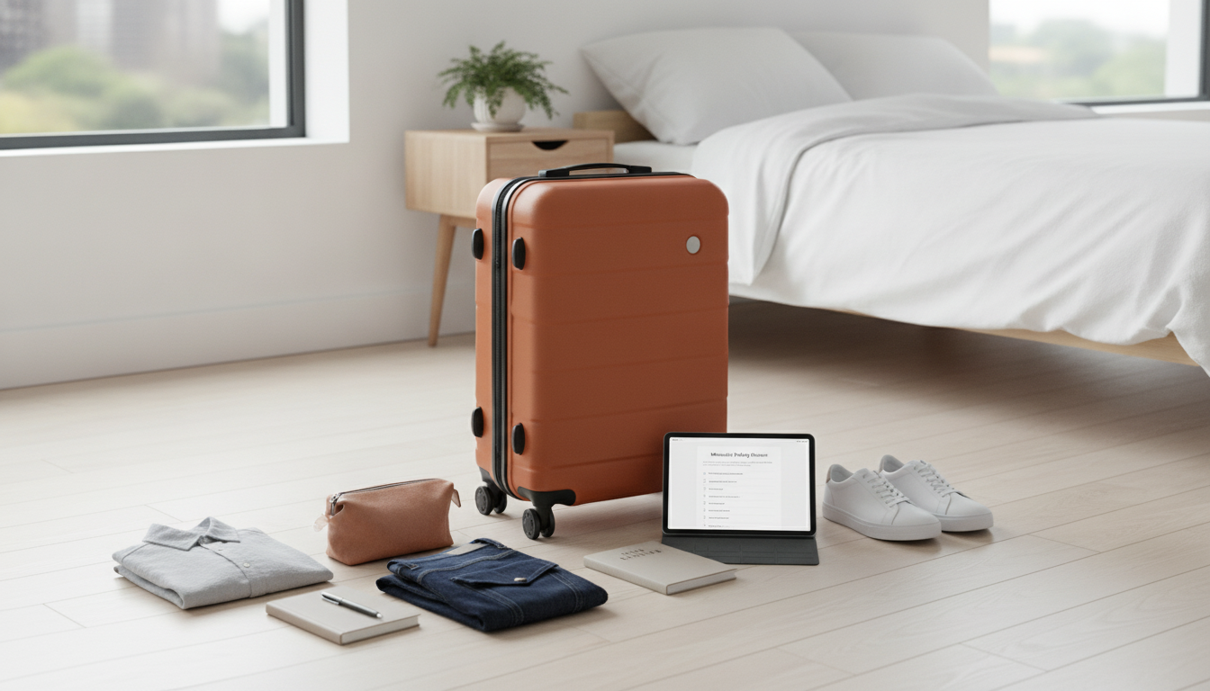 Minimalist Packing Planner: A Calm, Light Travel System