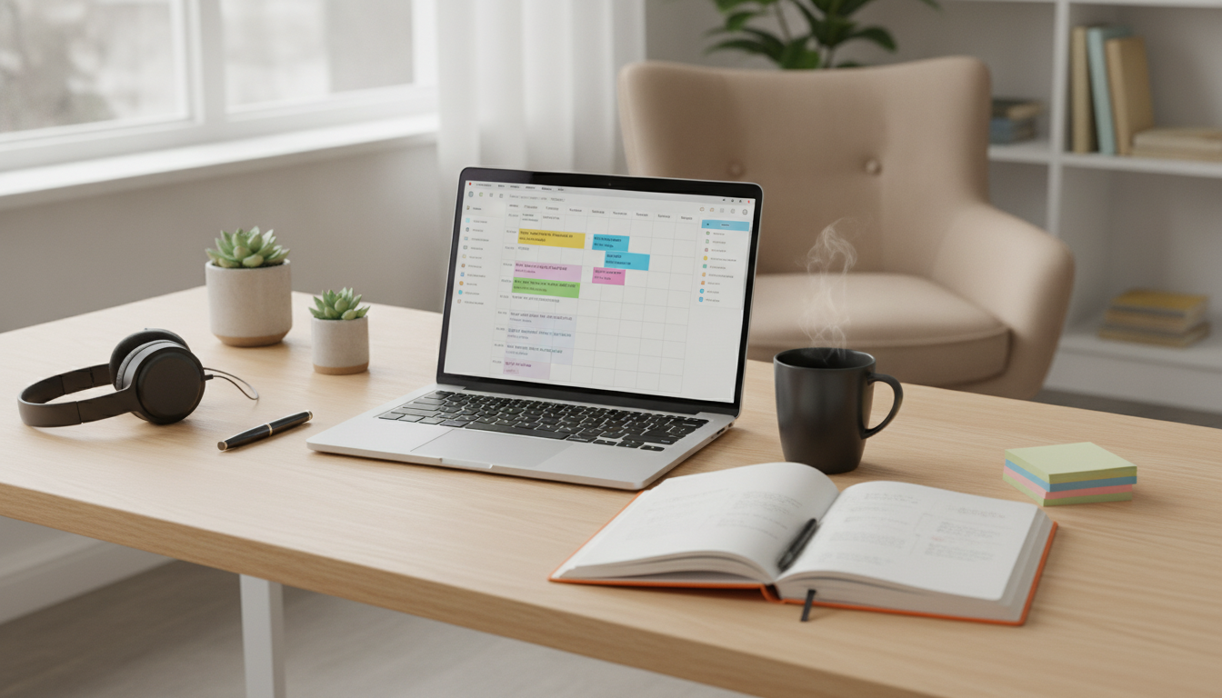 Productivity Blueprint: Goals, Time Blocks, Daily Routines