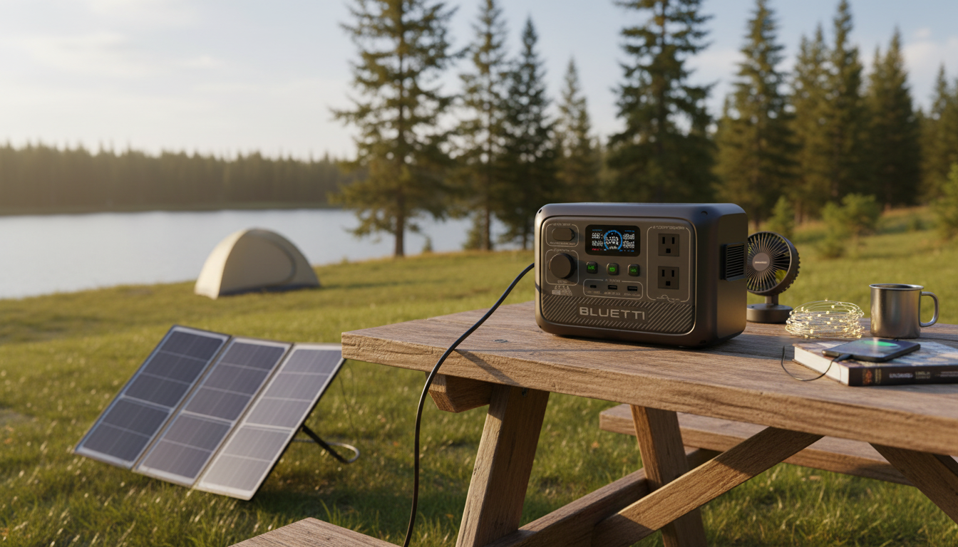 300W 204Wh Solar Power Station: Runtimes & Fast Charging