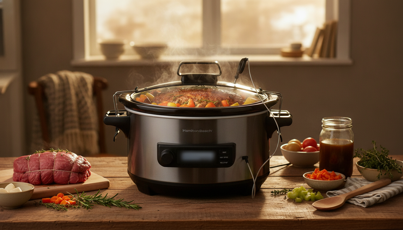 6-Qt Digital Programmable Slow Cooker: Easy Comfort Meals