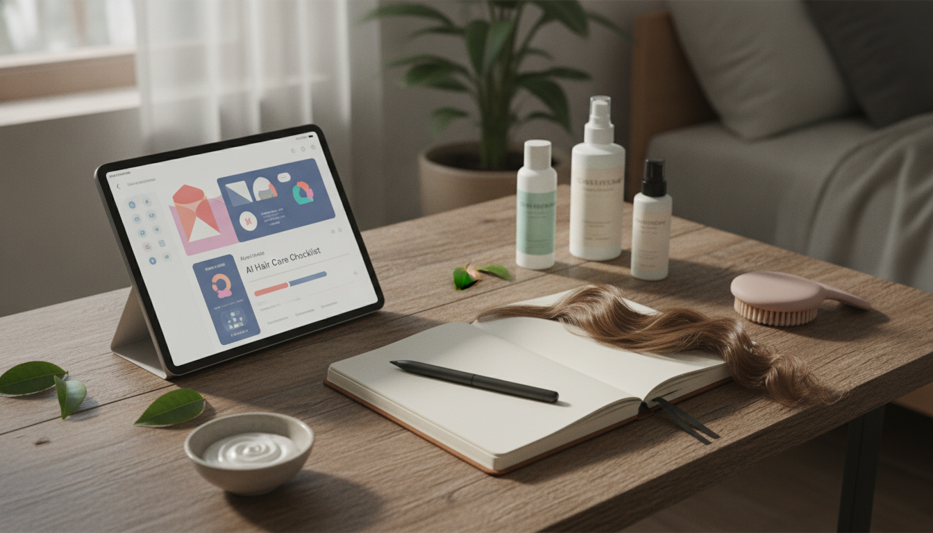 AI Hair Care Checklist: Track Routine, Scalp, Results