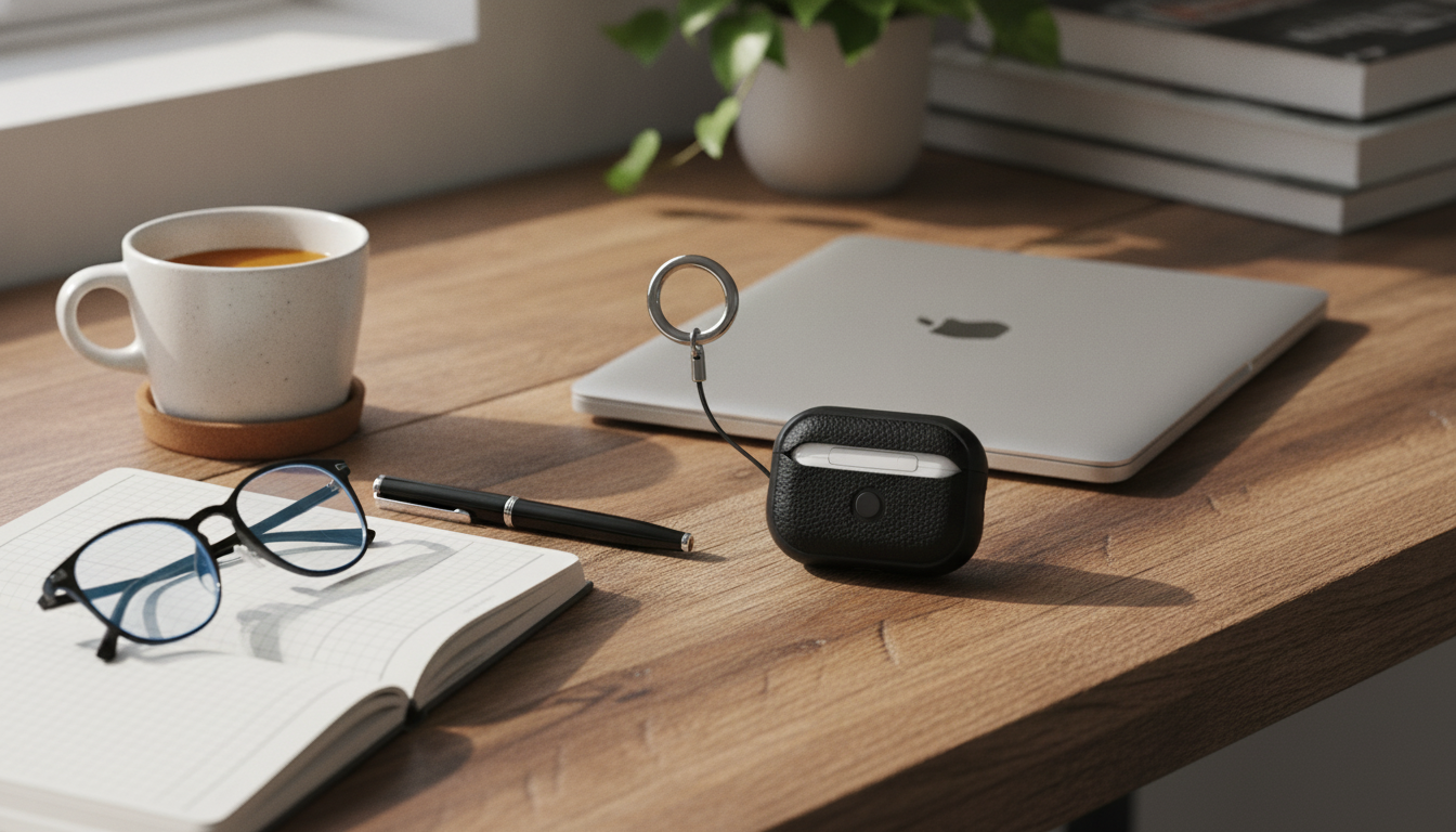 Leather-Texture TPU AirPods Pro Case: Grip & Daily Defense