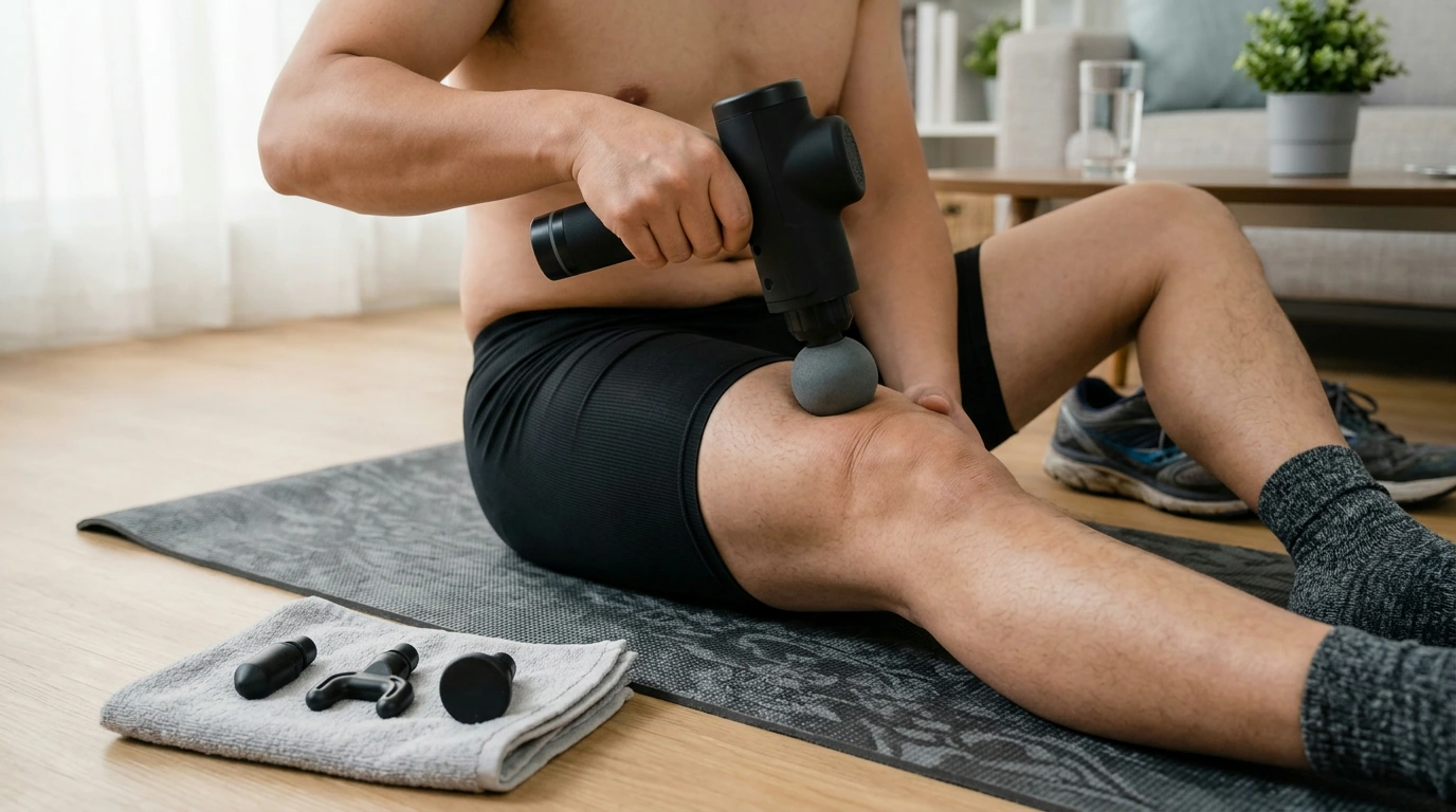 6-Speed Massage Gun Guide: 4 Heads, 2500mAh Battery