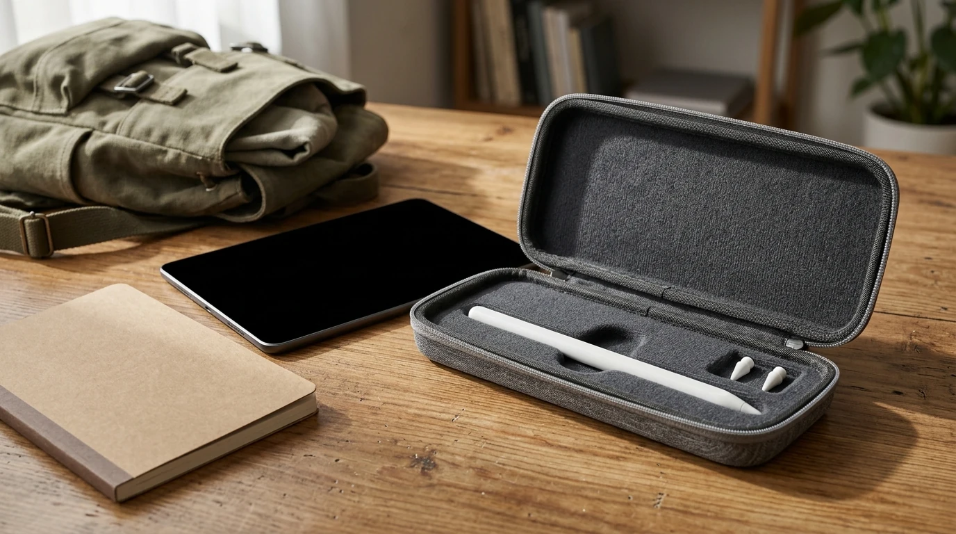Apple Pencil Case: Travel-Safe Storage (1st/2nd Gen)
