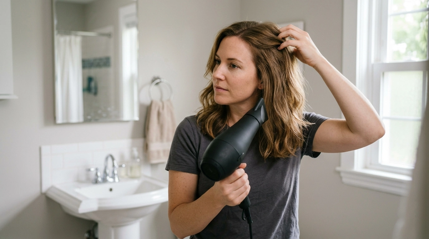 Fast-Drying 1875W Hair Dryer with Ions & Brushless Motor